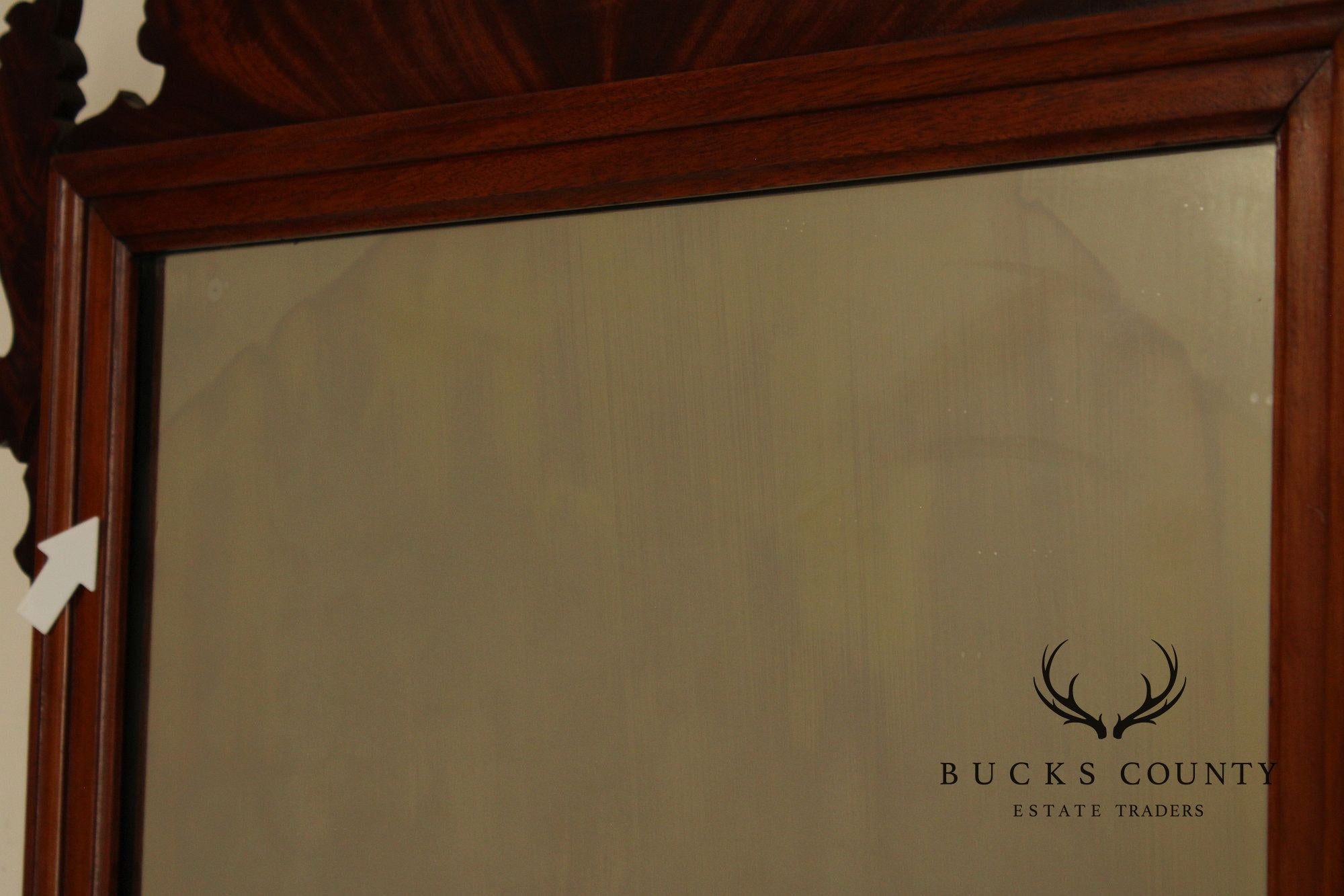 Chippendale Style Custom Quality Mahogany Wall Mirror