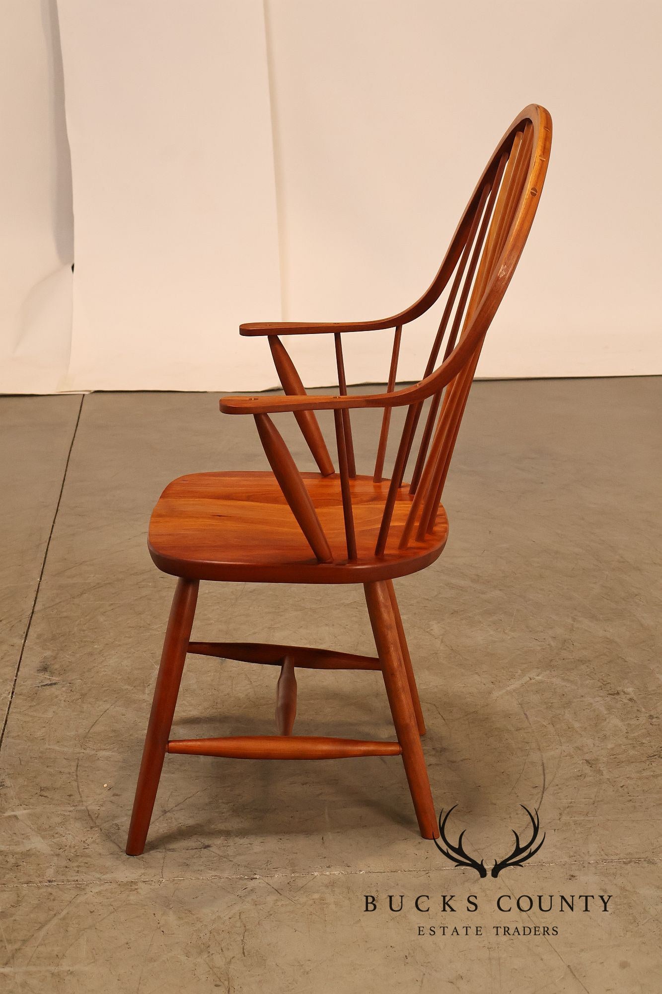 Martin’s Inc Windsor Style Set of 6 Cherry Dining Chairs