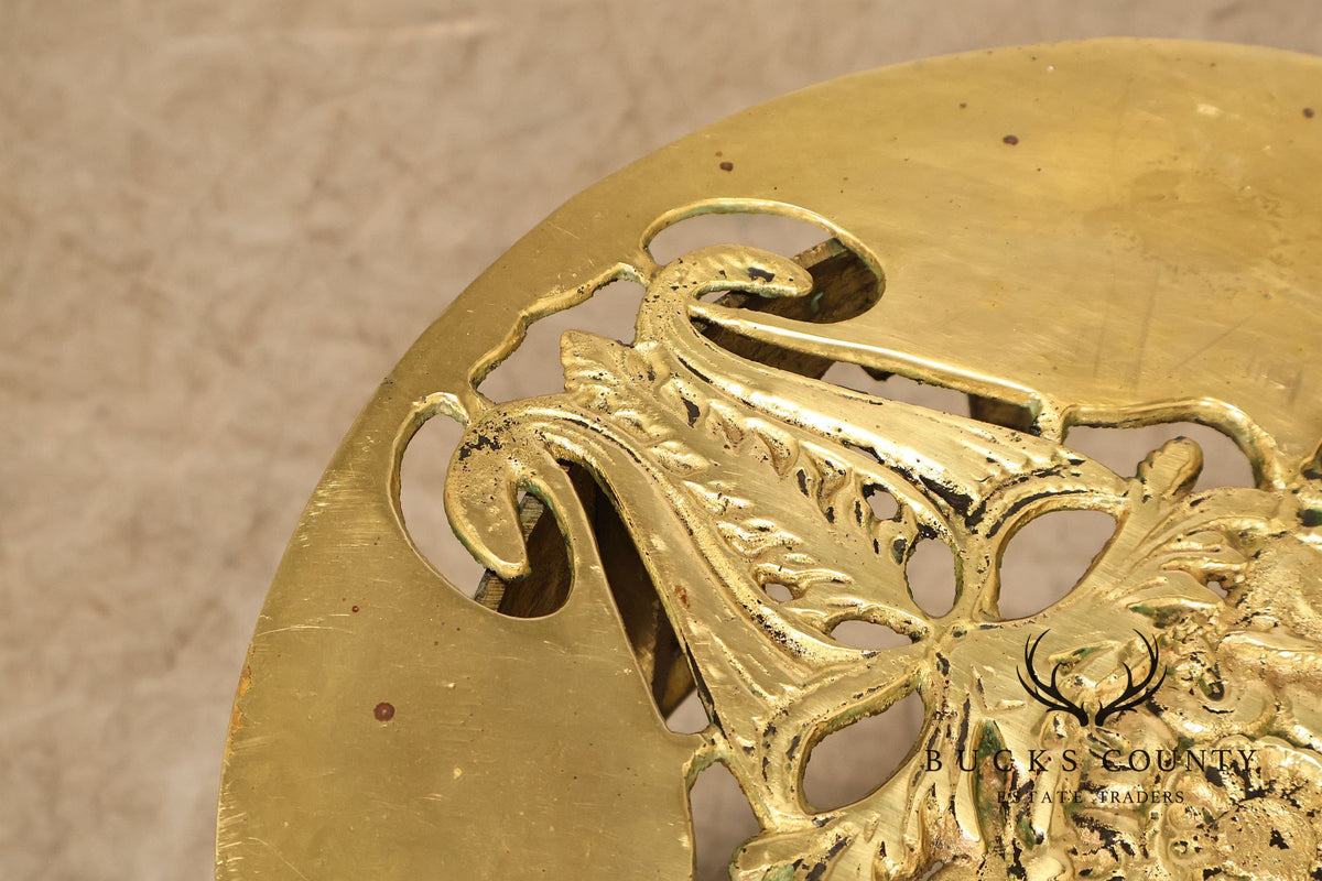Vintage Brass Trivet Stand