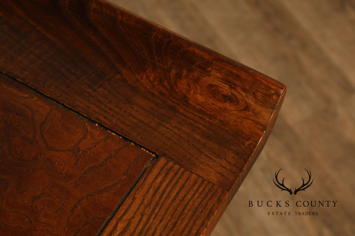 Baker Asian Style Oak Altar Console Table