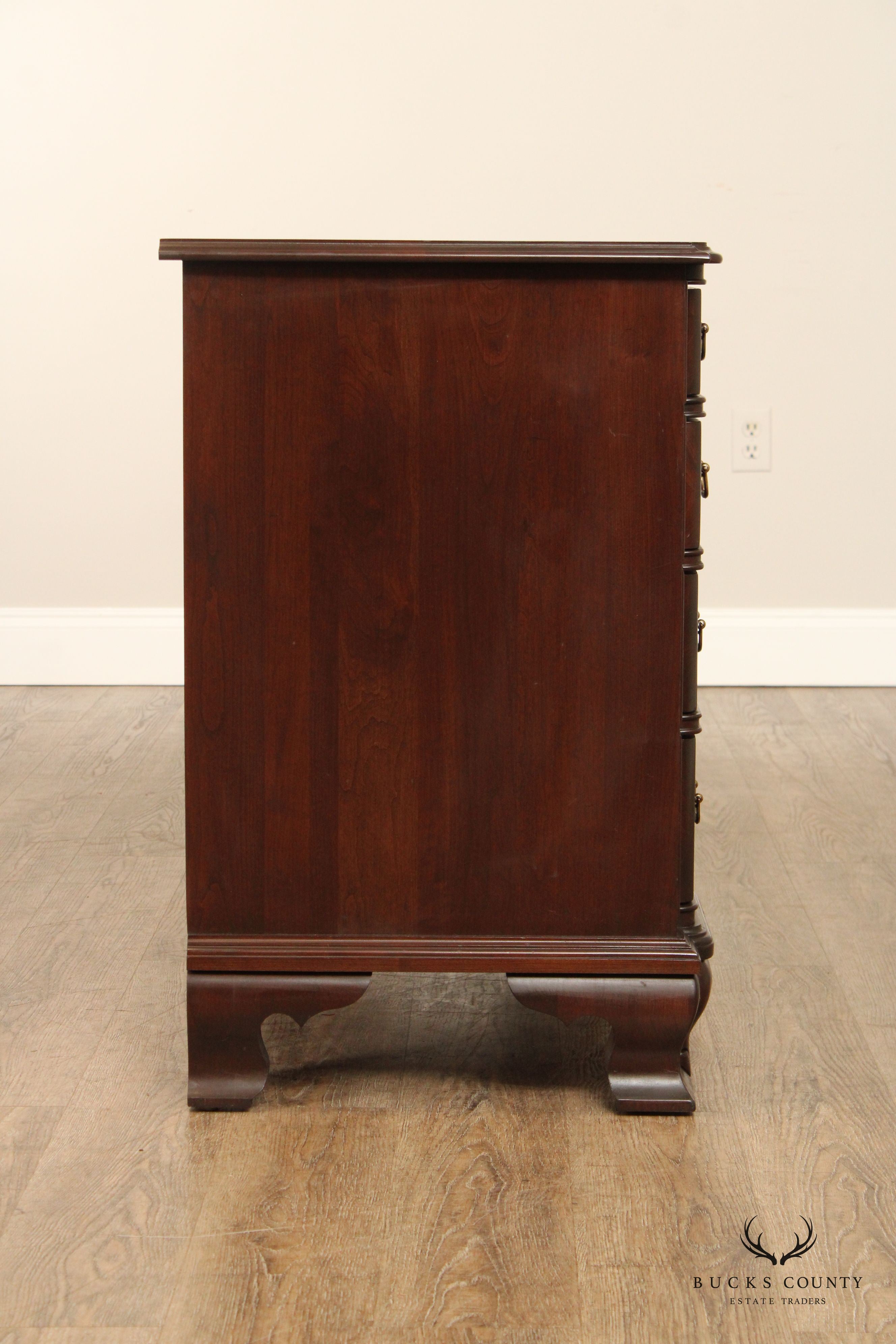 Ethan Allen 'Georgian Court' Cherry Blockfront Chest