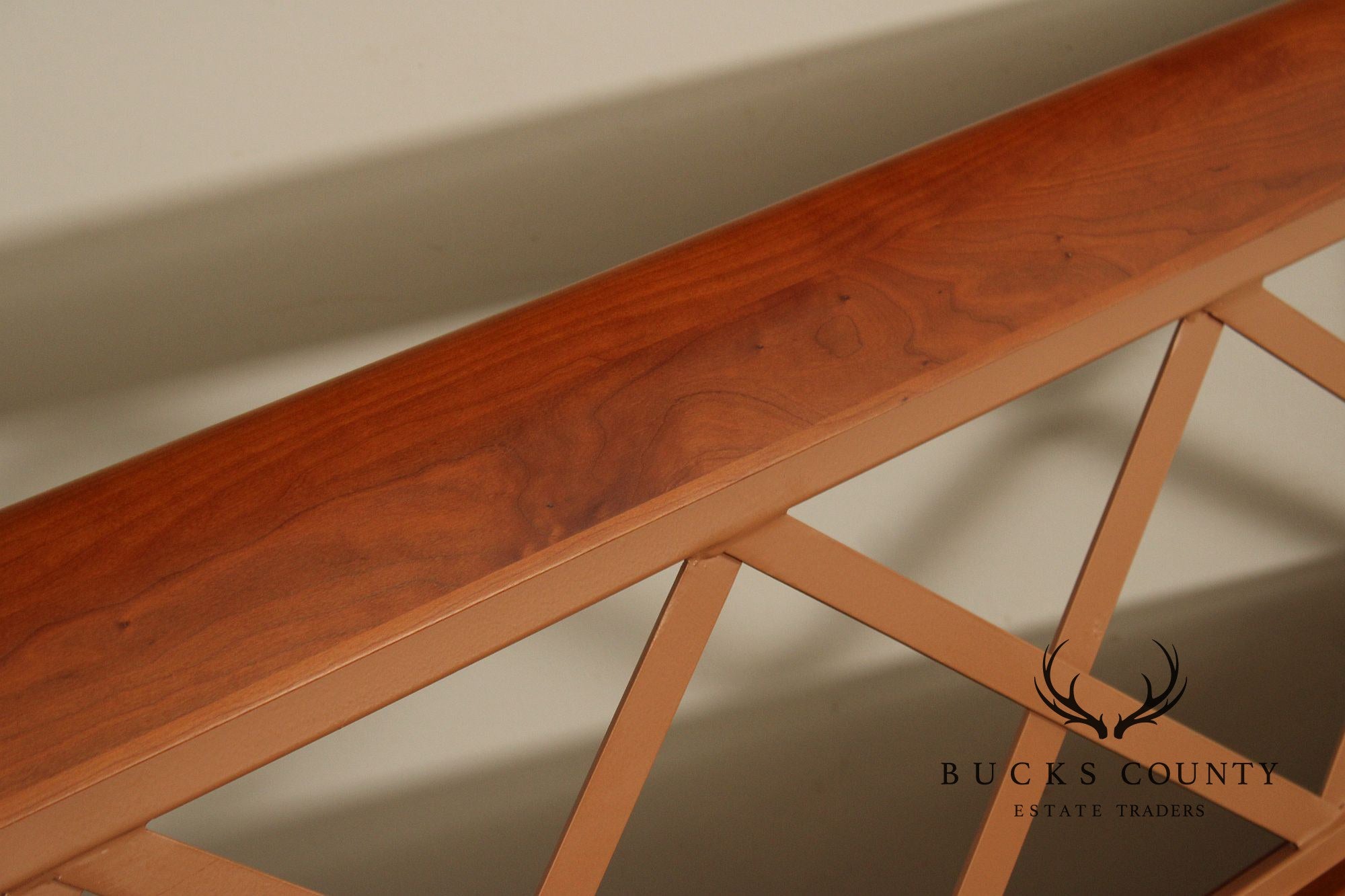 Harden Directoire Style Cherry Sleigh Queen Bed