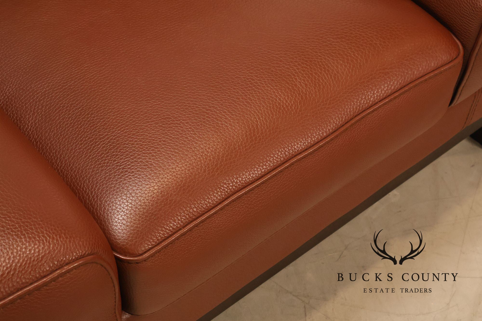 Formenti Pair of Italian Leather Lounge Chairs