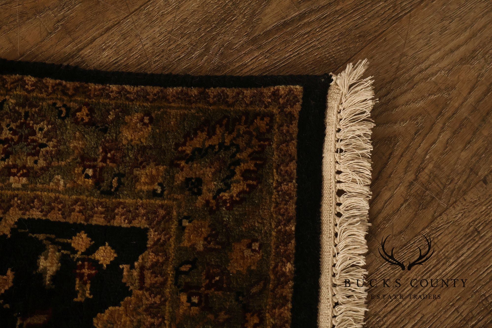 Hand Knotted Traditional Wool Floral Runner Rug
