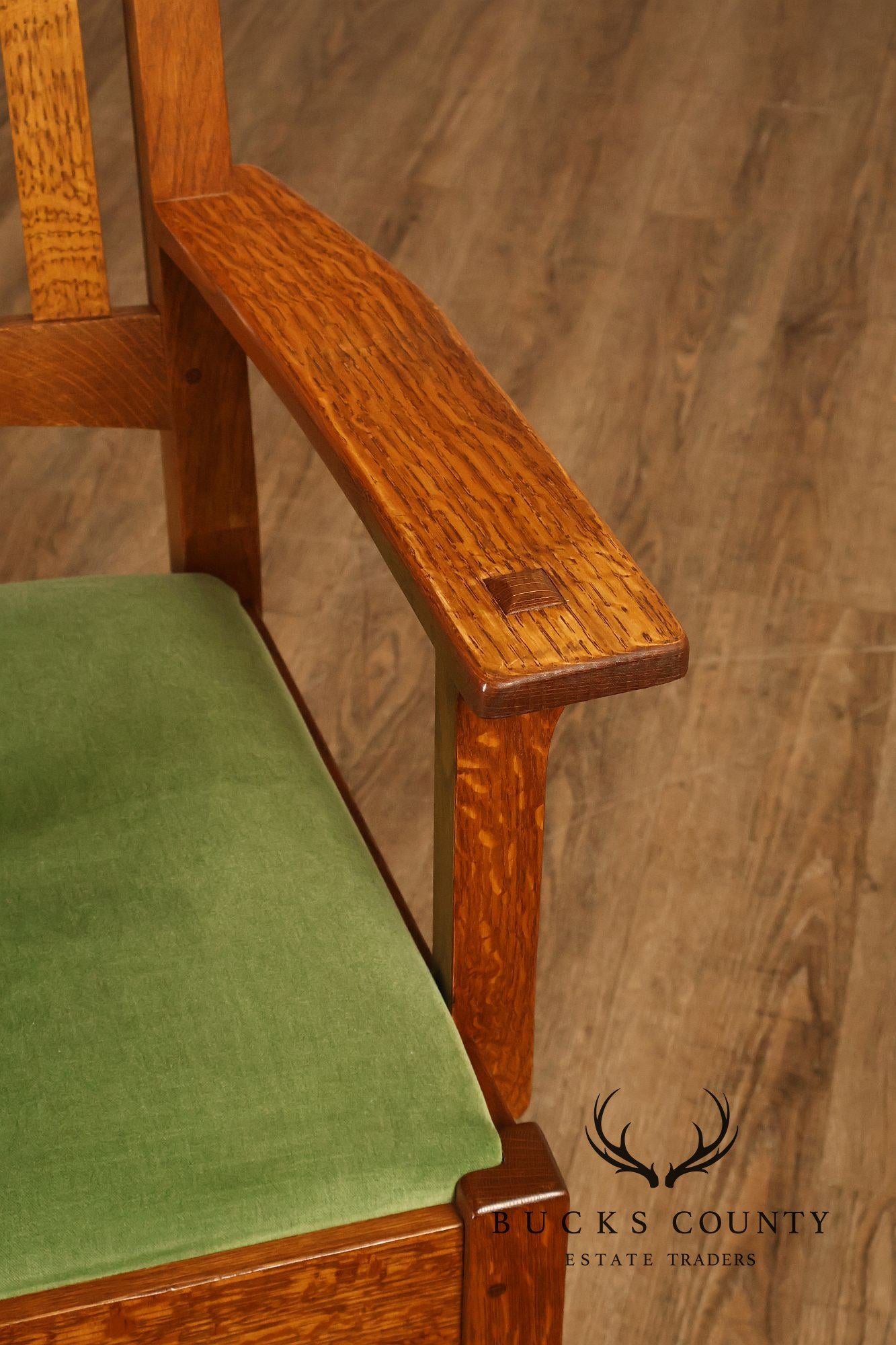Stickley Mission Collection Set Of 8 Oak Cottage Dining Chairs In 35 Fayetteville Finish