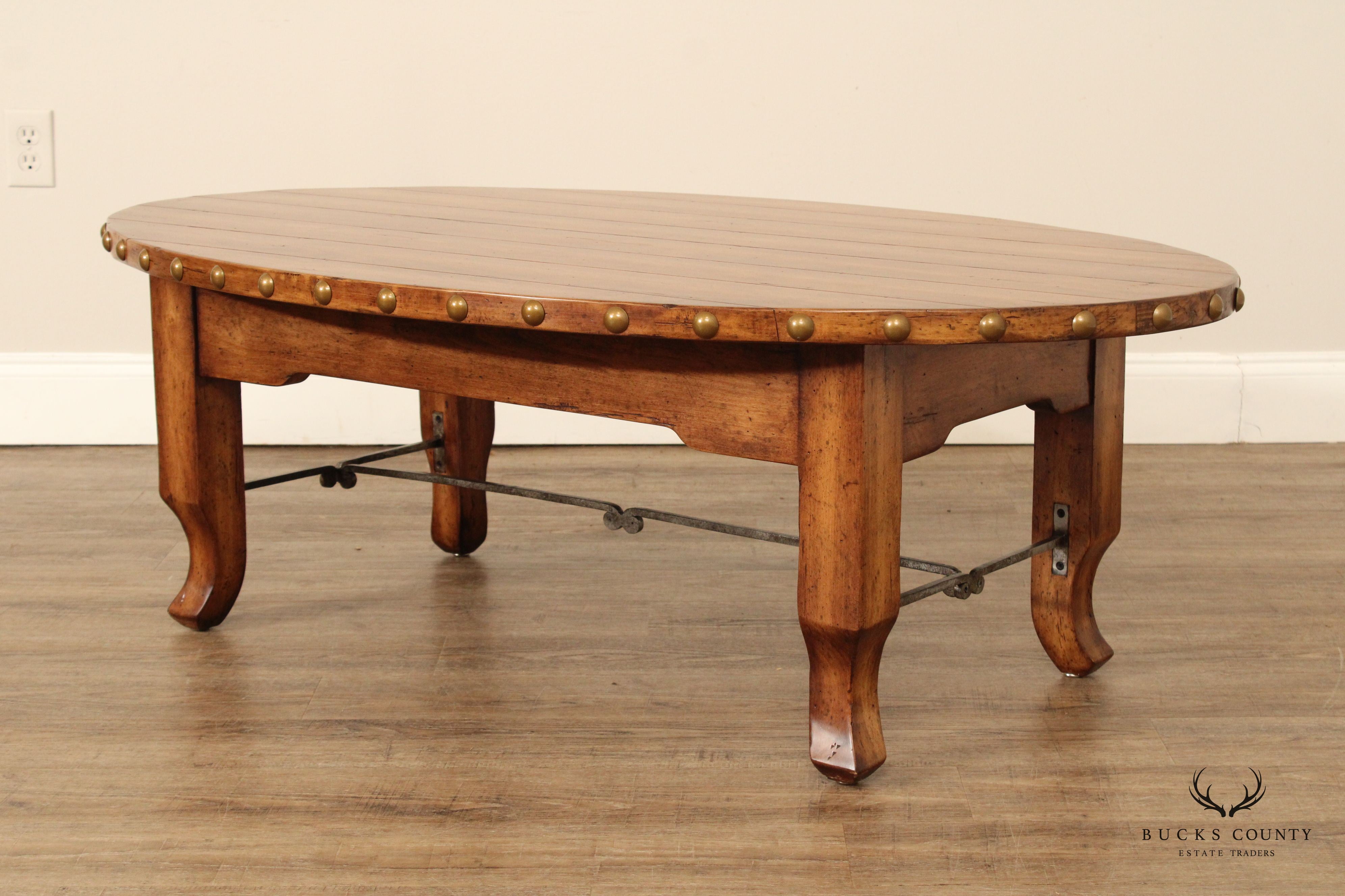 Bausman & Company Oval Top Coffee Table