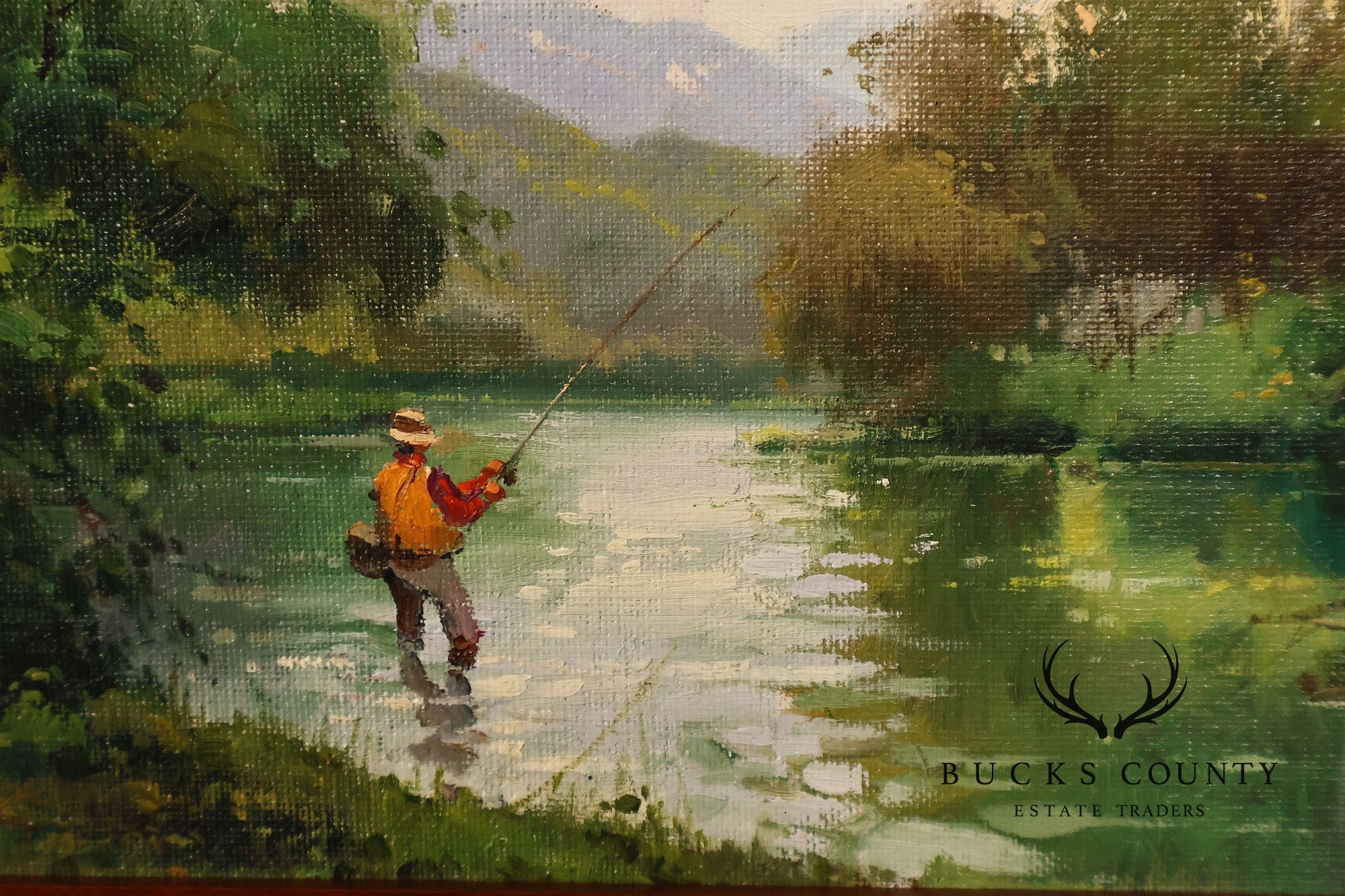 Salvador Caballero Pair of Fishermen Paintings