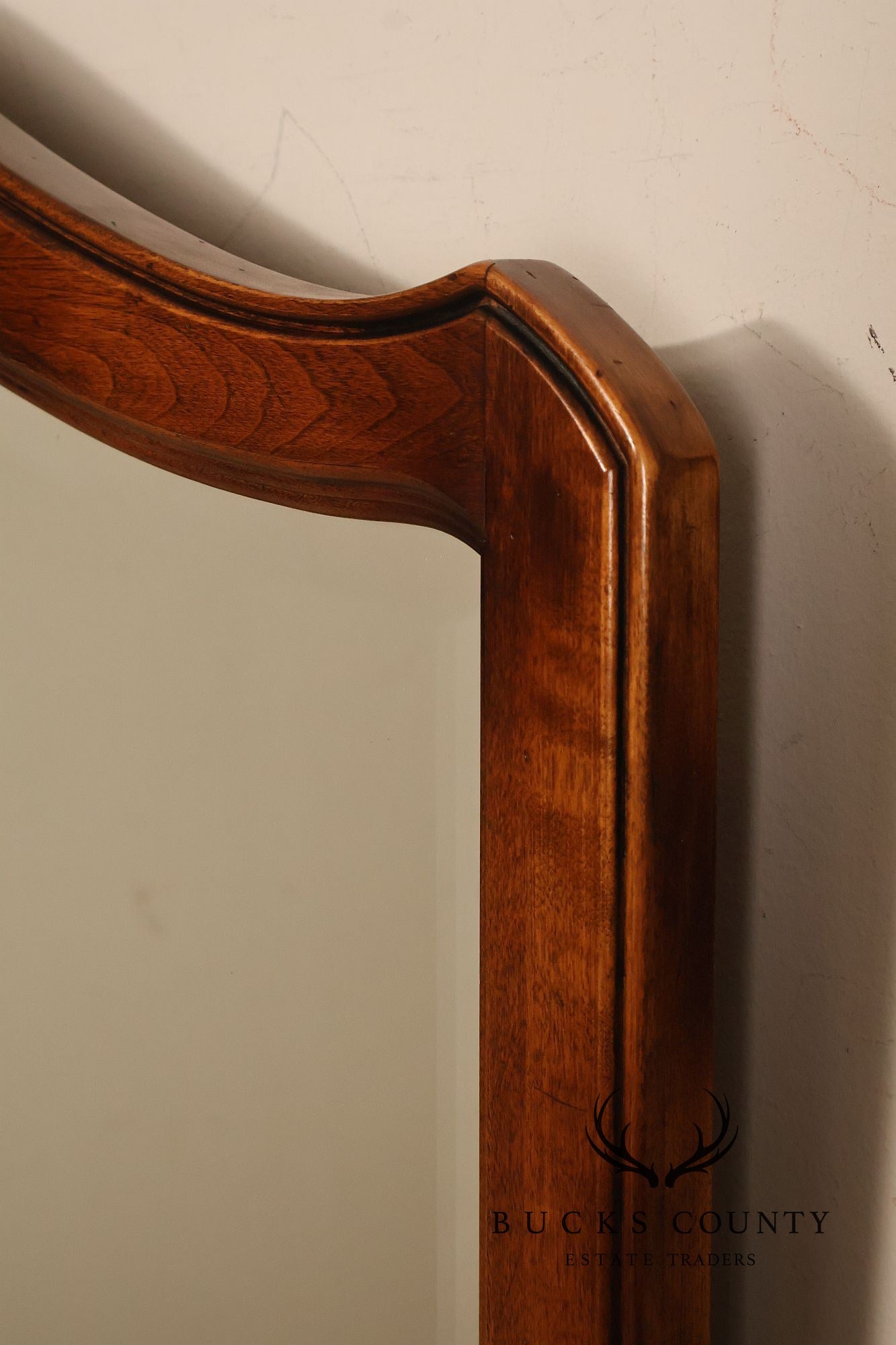 Ethan Allen Country French Collection Maple And Birchwood Beveled  Mirror