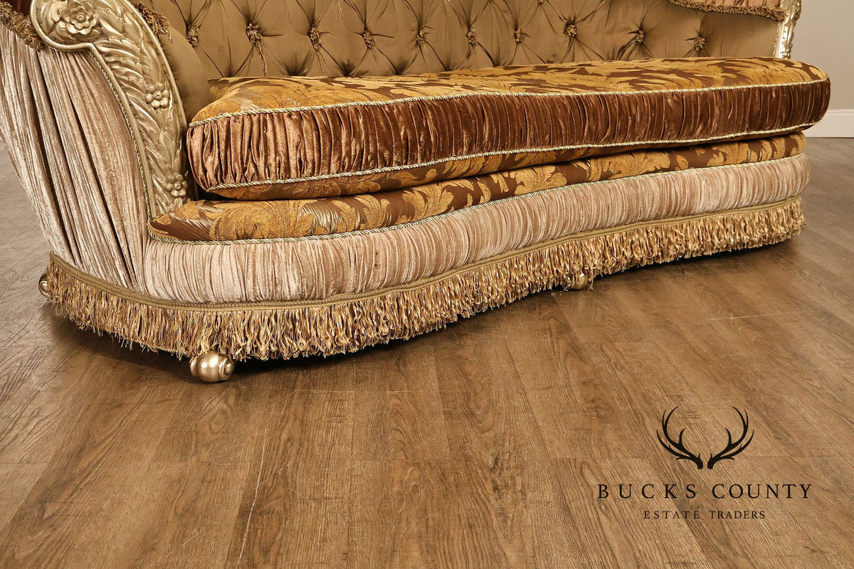 Italian Renaissance Style Upholstered Sofa