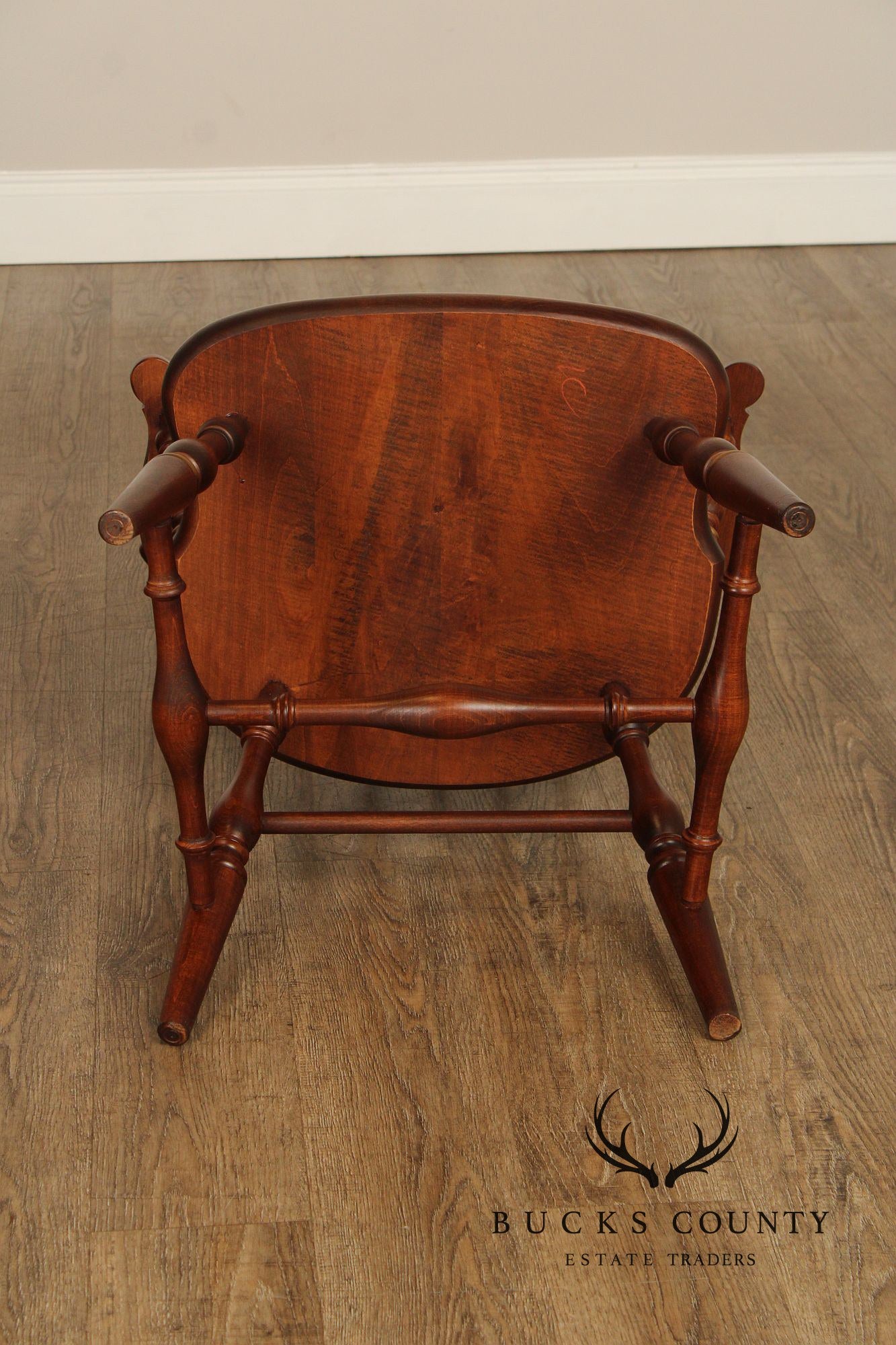 Hitchcock Stencil-Decorated Cherry Windsor Armchair