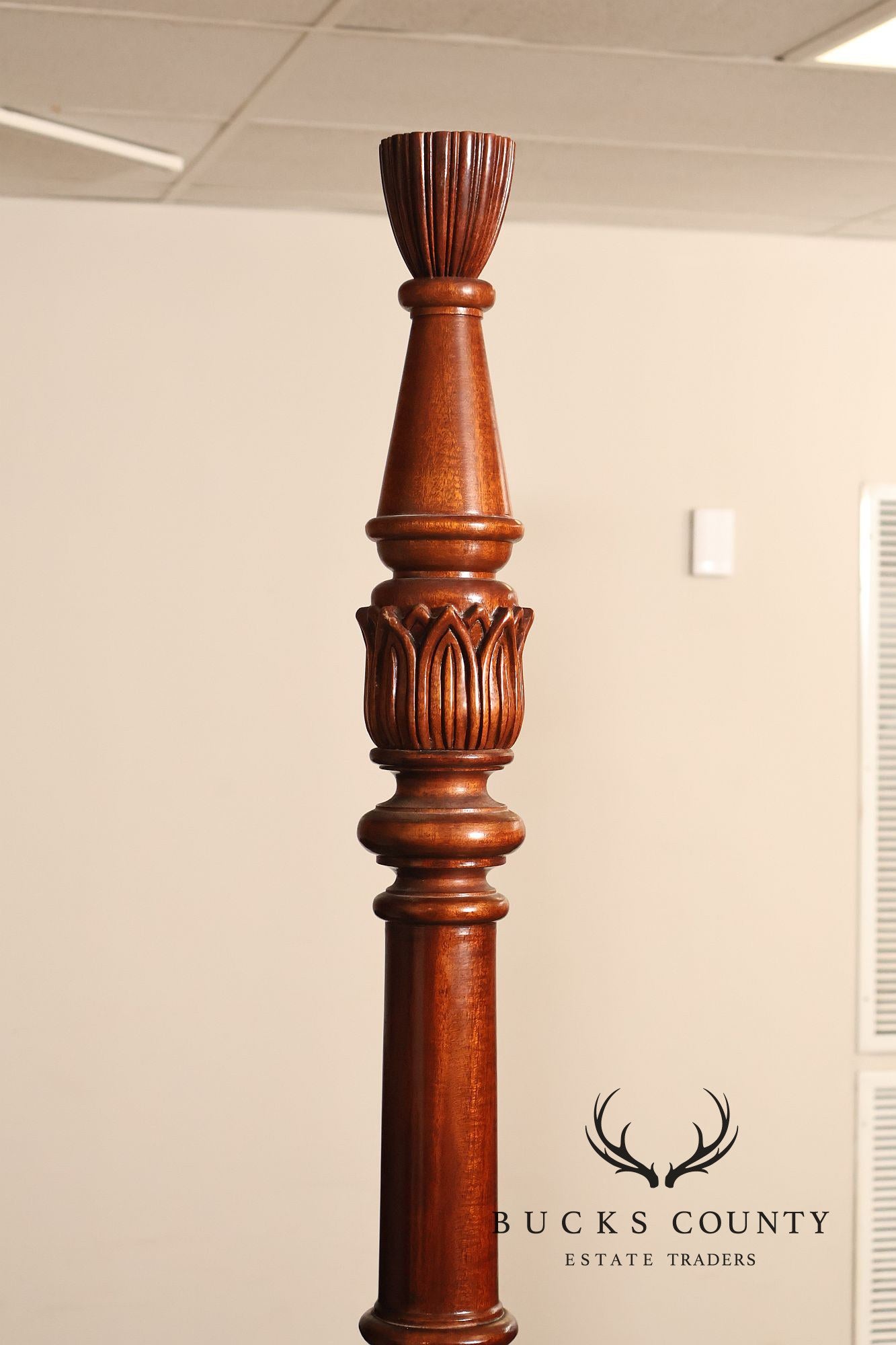 Councill King Size Mahogany Poster Bed Frame