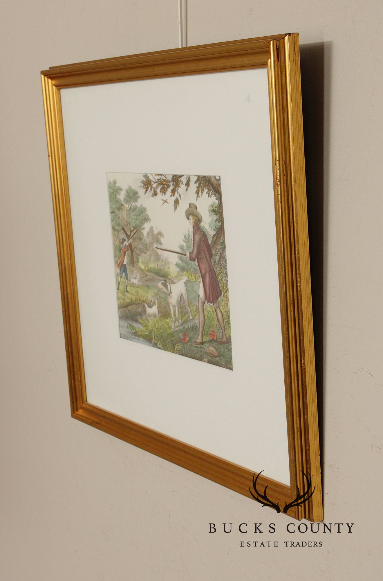 George Morland Pair of Prints, Game Hunt Scenes