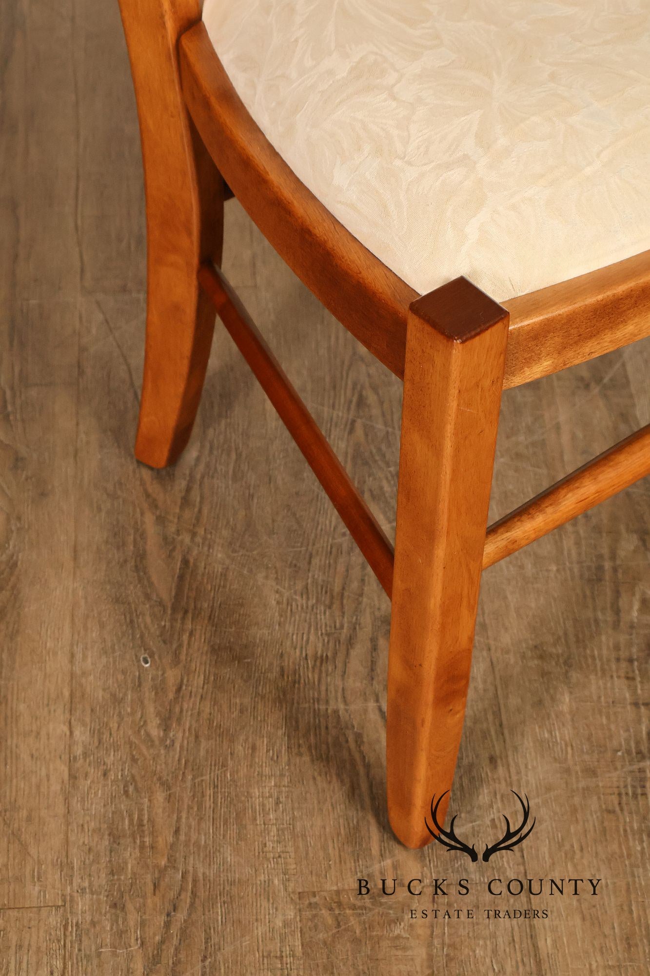 Nichols & Stone Set of 6 French Country Style Maple Dining Chairs