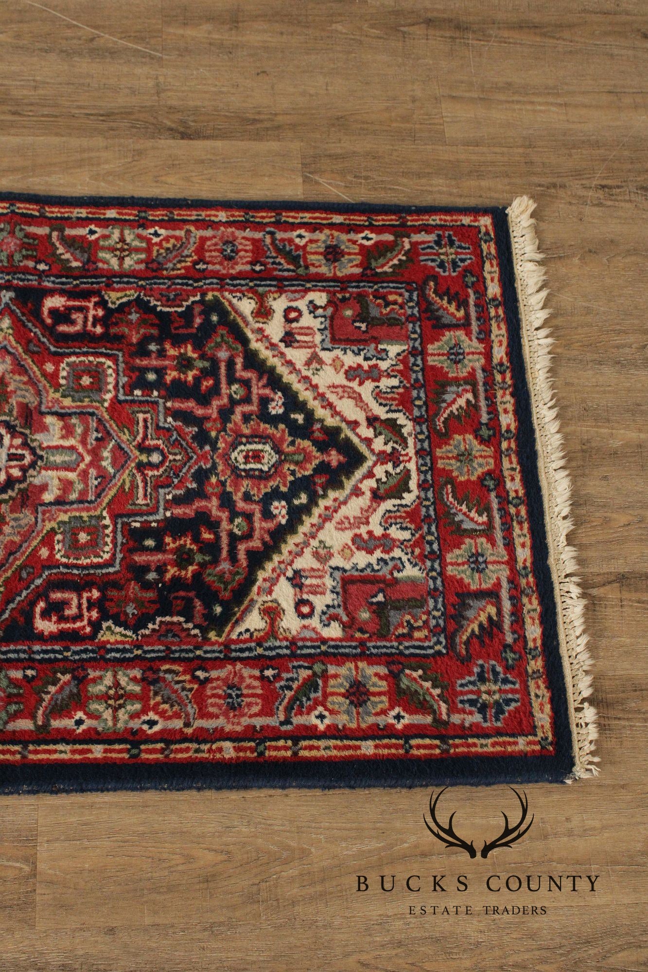 Persian Heriz Style Wool Area Rug 5'x3'