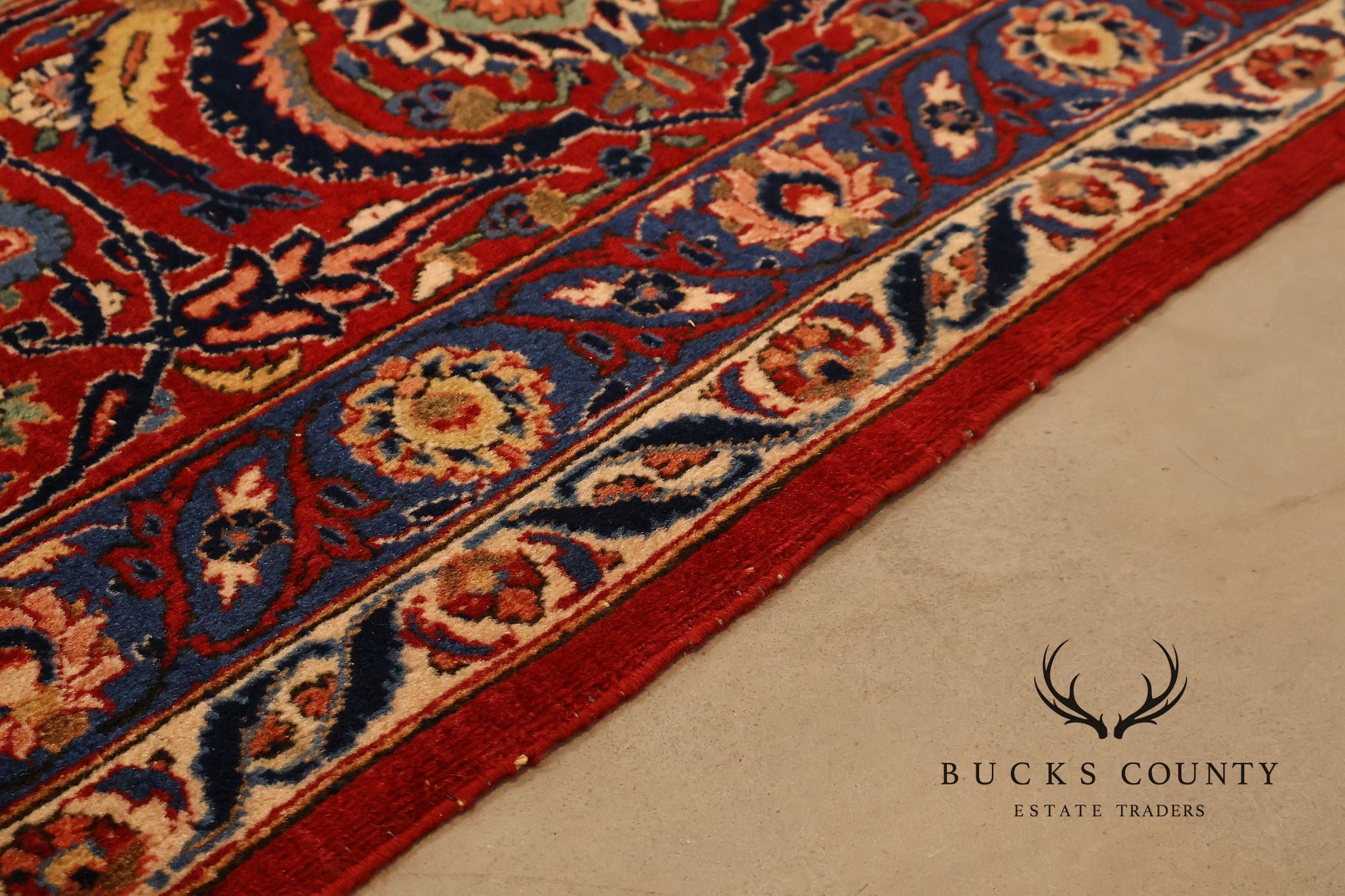 Large Hand Tied Traditional Persian Style Area Rug