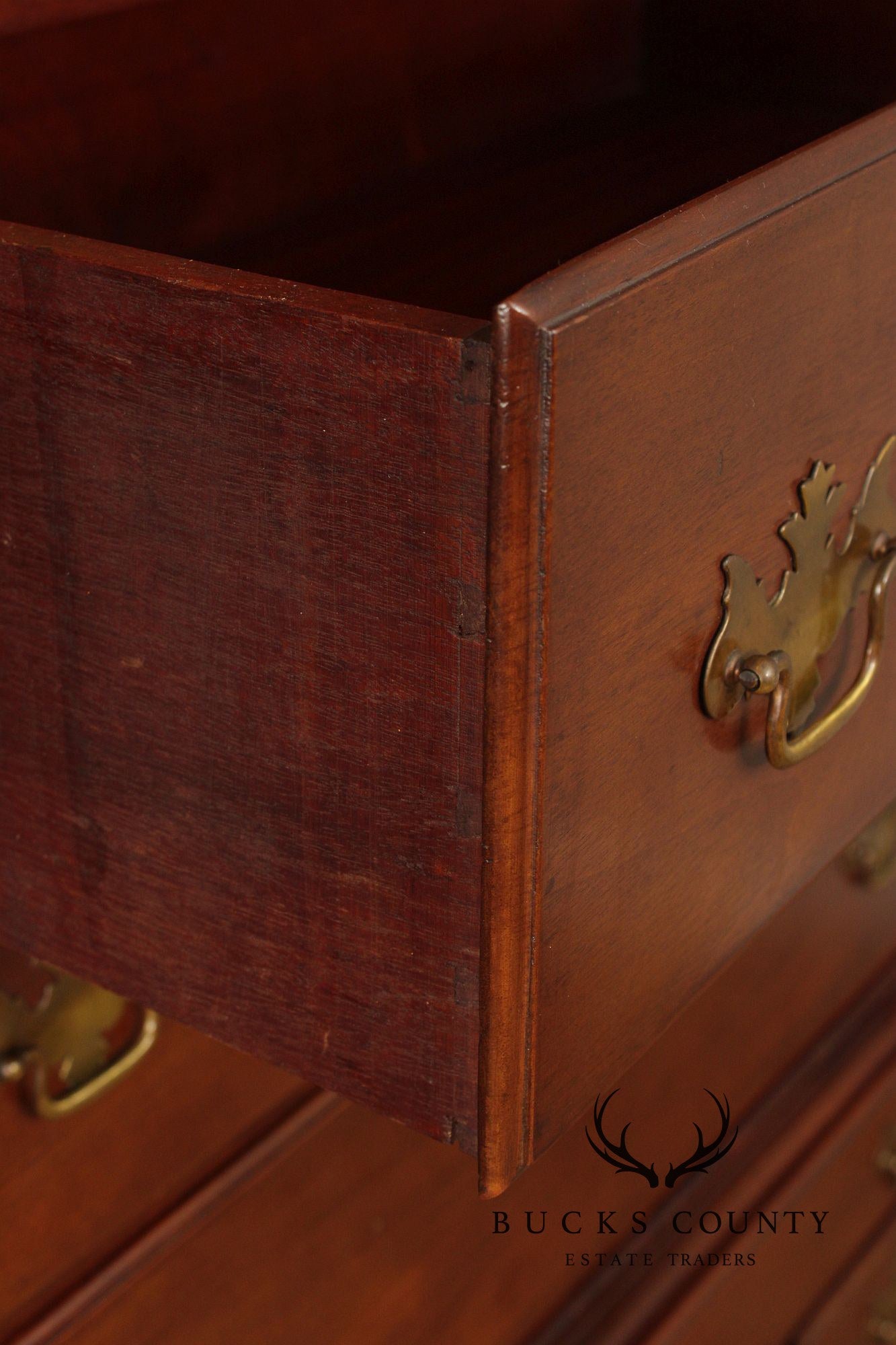 Feldenkrais Chippendale Style Mahogany Highboy Chest