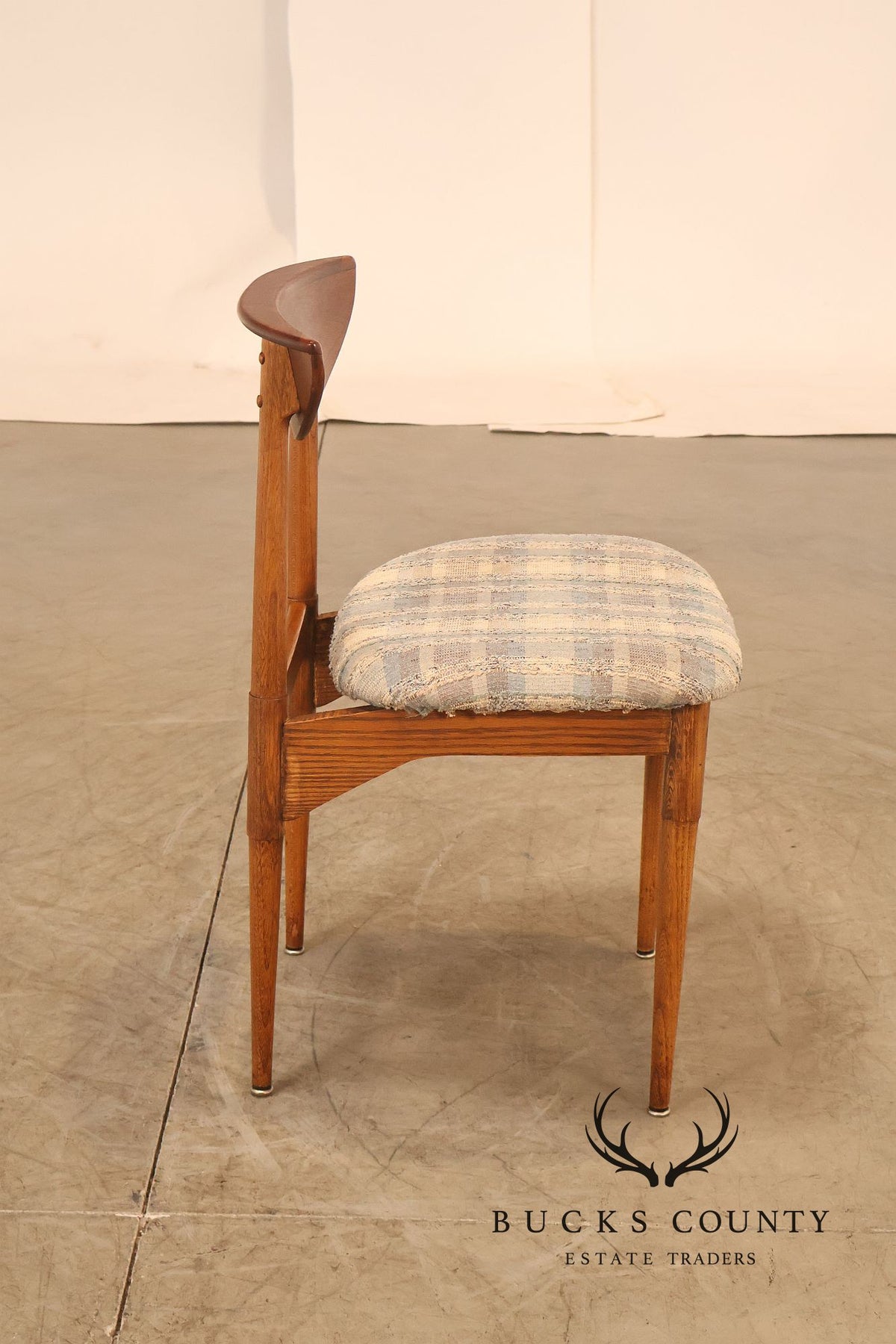Lane Perception Mid Century Modern Walnut Side Chair