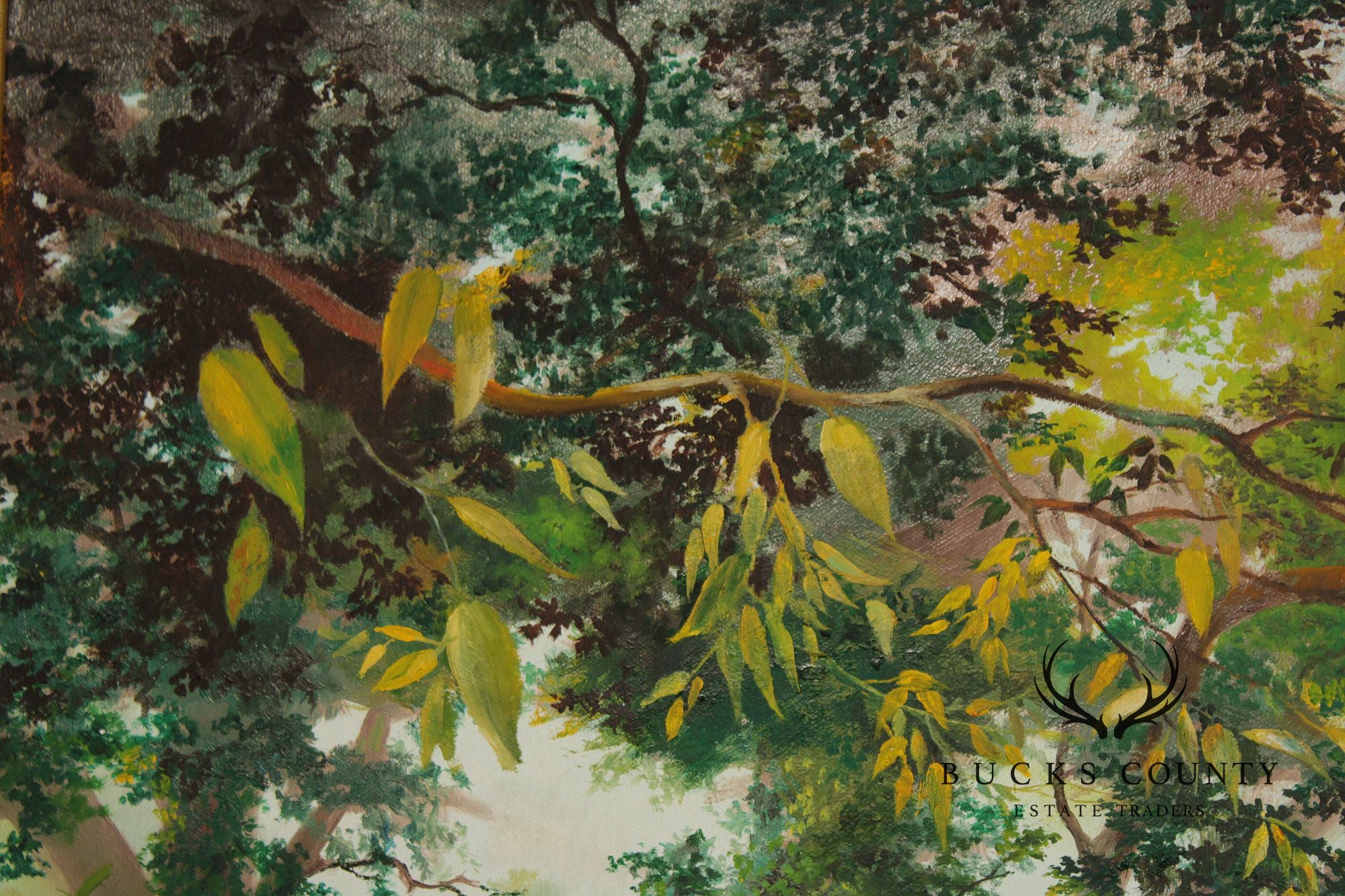 Charles T. Perry Oil Painting, Sibling Portrait