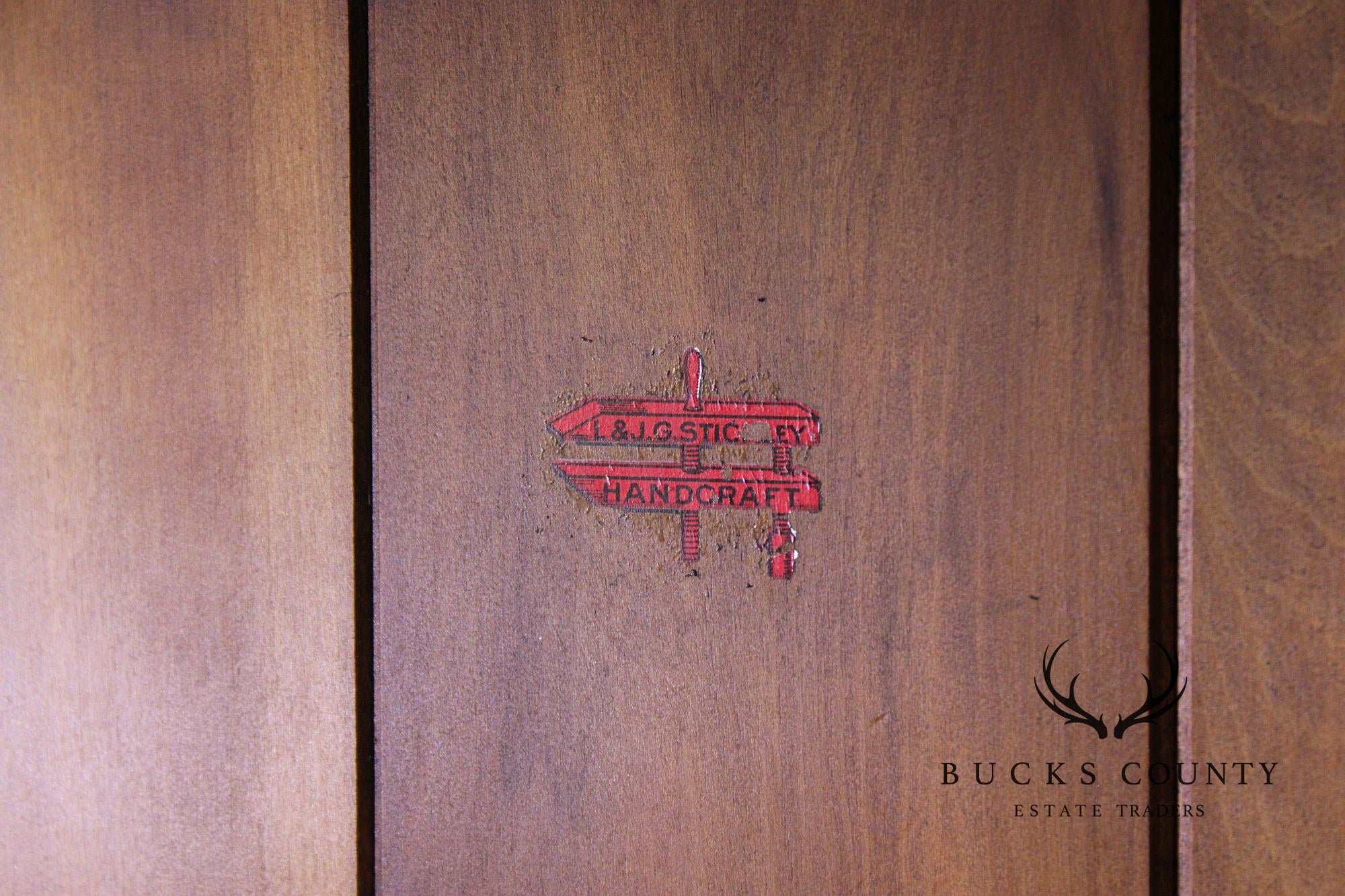 L. & J.G. Stickley Antique Mission Oak Two-Door Bookcase