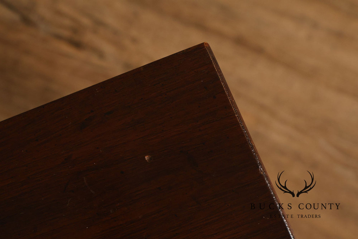 Heritage Campaign Style Walnut Nightstand