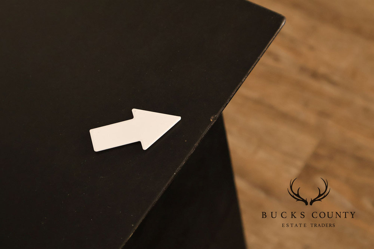 Modern Black Lacquer Bench or Console