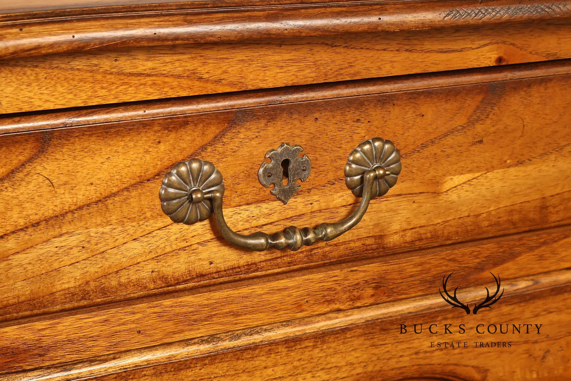 Hekman French Country Style Oak Two-Door Server