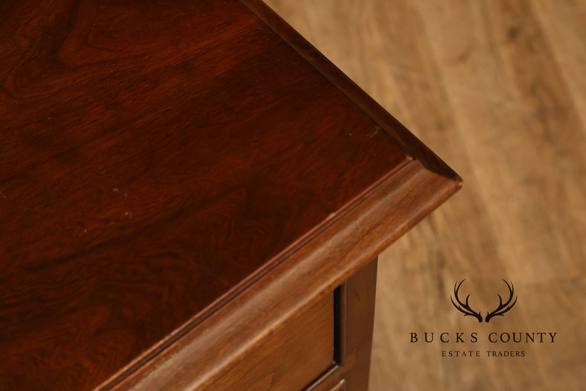 Stickley Chippendale Style Cherry Chest Of Drawers
