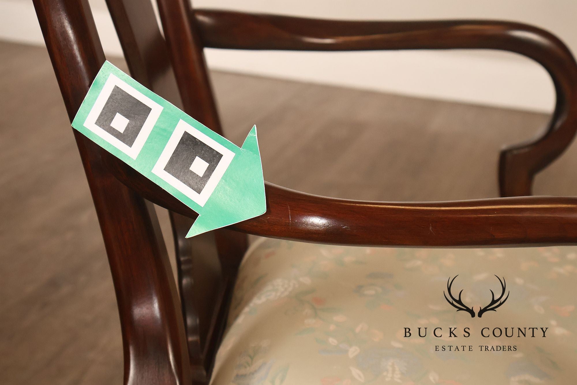 Harden Queen Anne Style Set of Six Cherry Dining Chairs