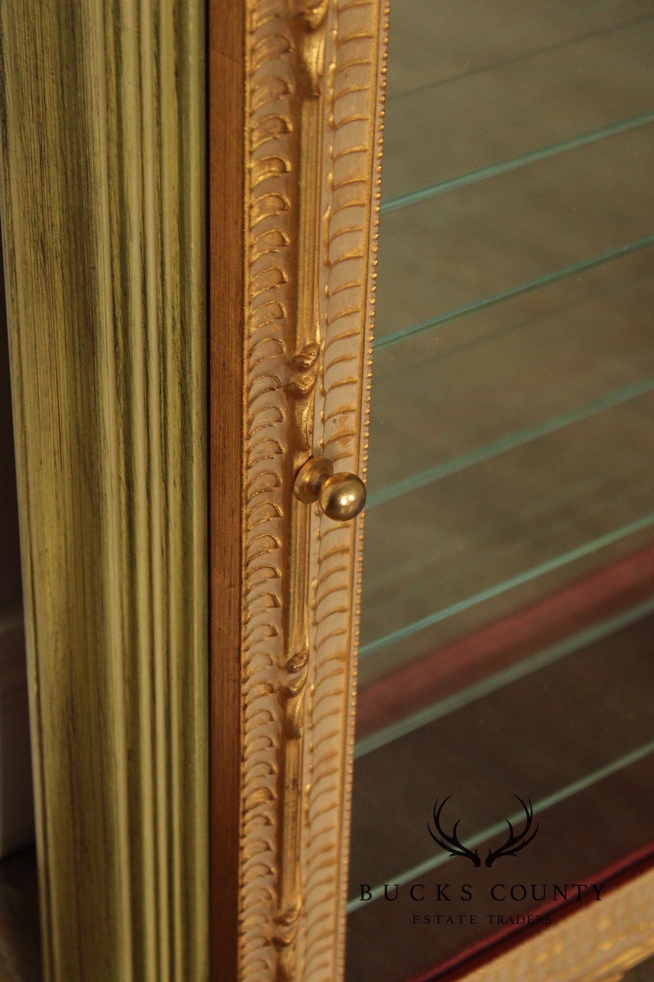 Italian Gold Framed Hanging Display Case