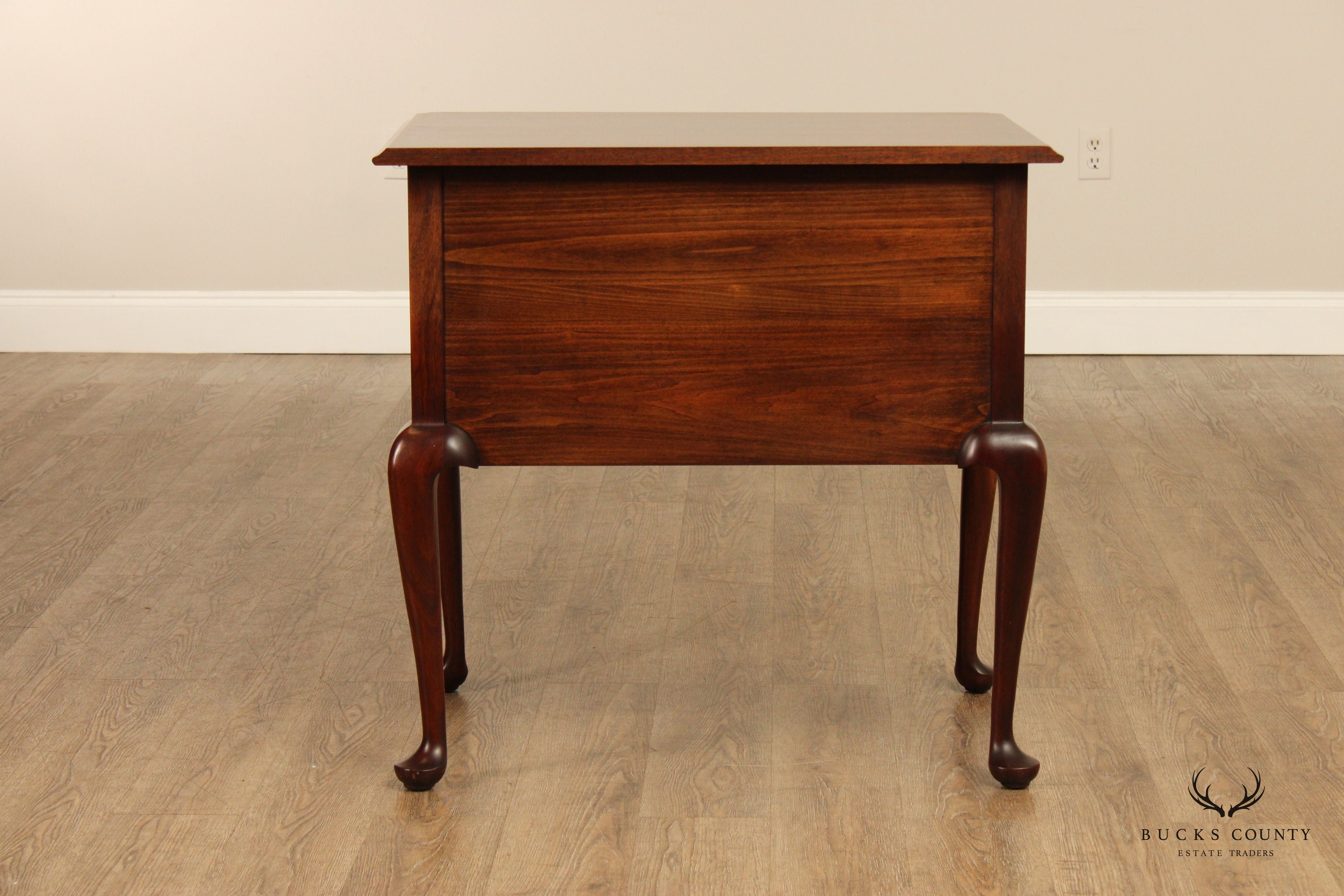 Henkel Harris Queen Anne Style Mahogany Lowboy