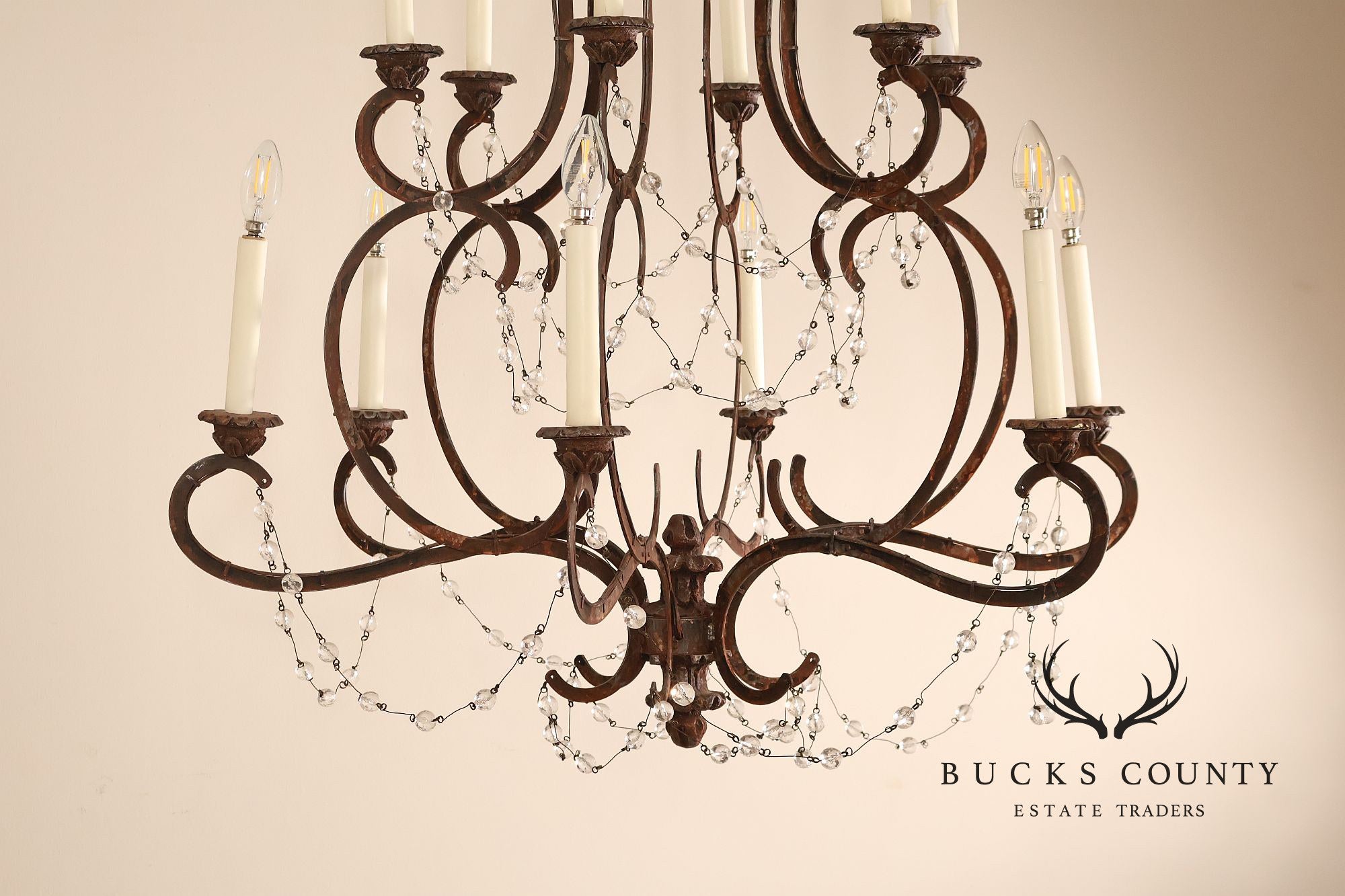 Niermann Weeks Avignon Iron Chandelier