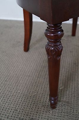 Solid Mahogany Pair of Regency Style Arm Chairs by New Mackenzie LTD