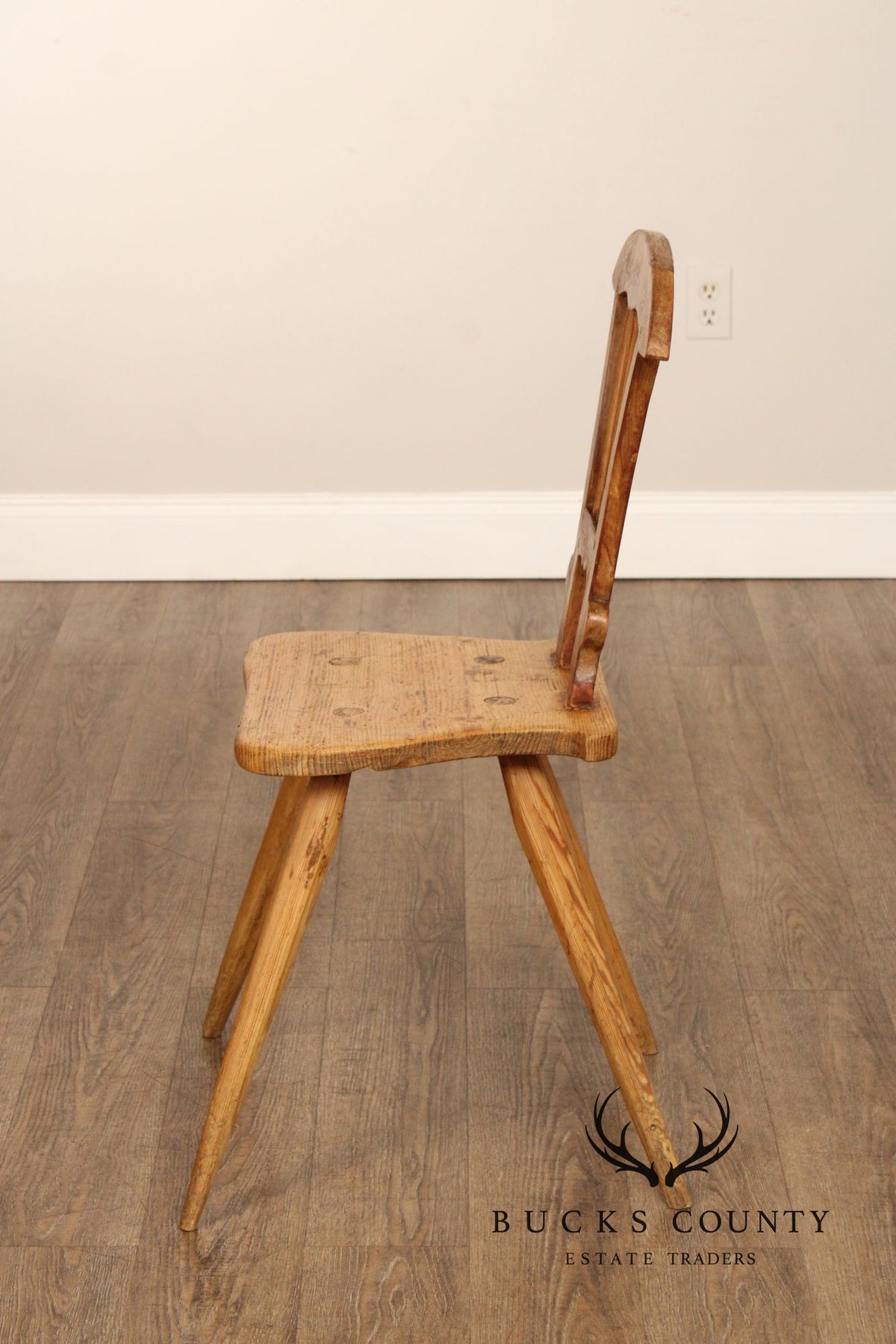 Antique Rustic European Windsor Chair