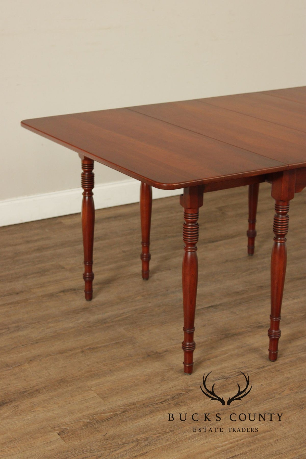 Empire Furniture Cherry Drop-Leaf Expandable Dining Table