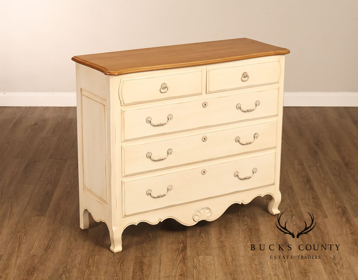 Ethan Allen 'Country French' Painted Chest of Drawers