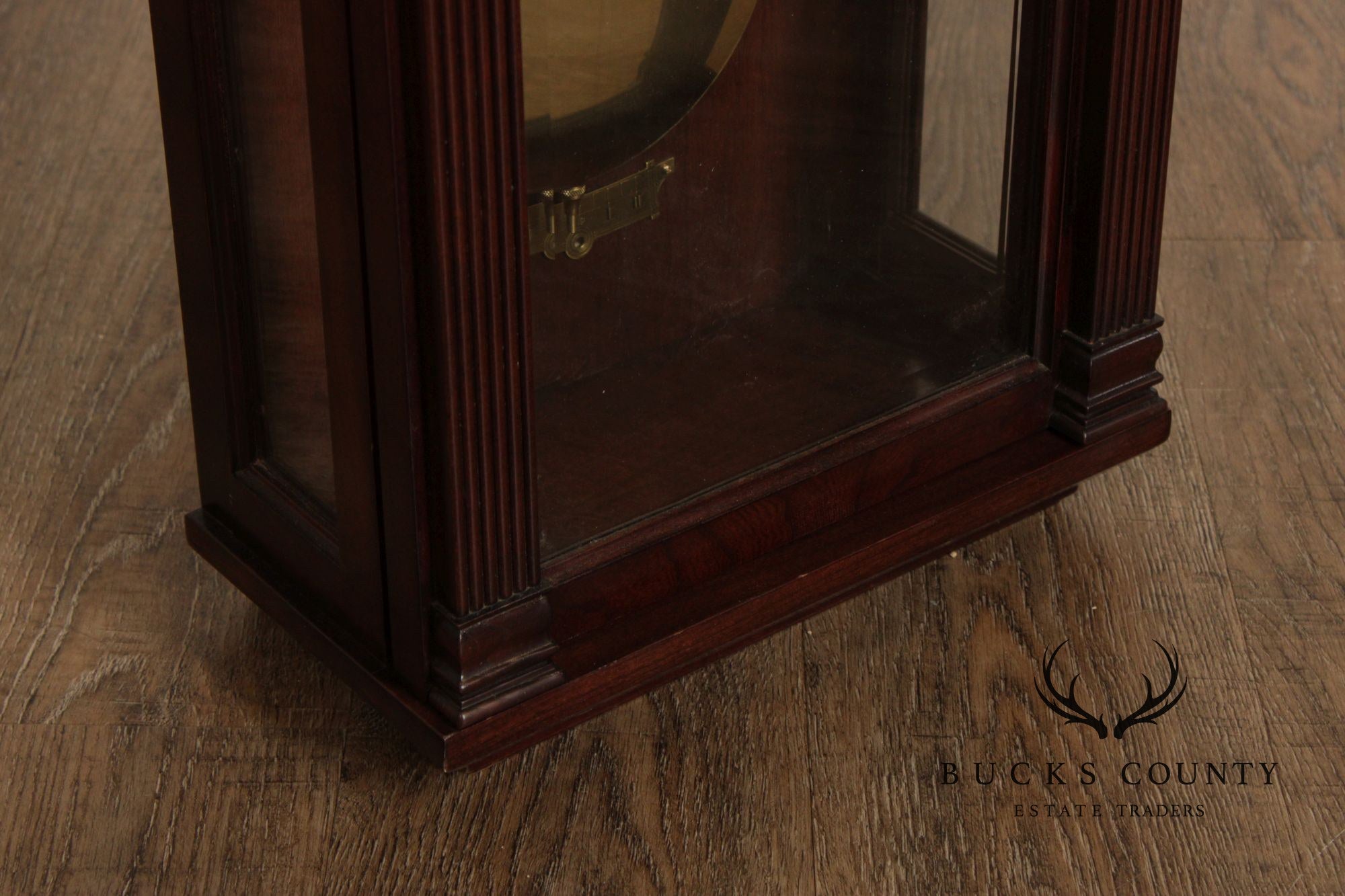 Sligh Federal Style Cherry Regulator Wall Clock