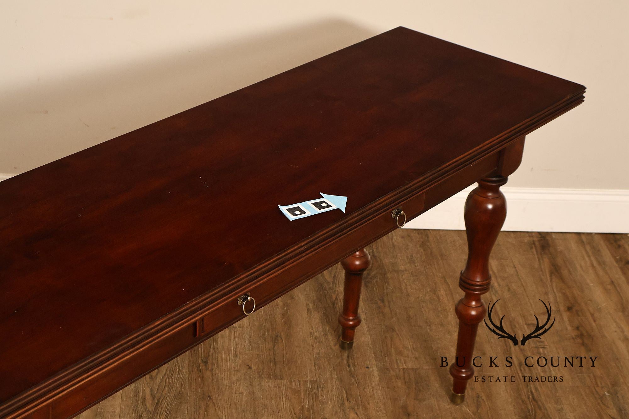 Ethan Allen British Classics Cherry Flip Top Console Dining Table