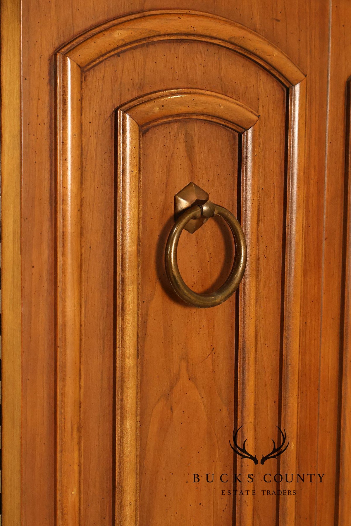 Vintage Neoclassical Style Burlwood Gentleman's Chest