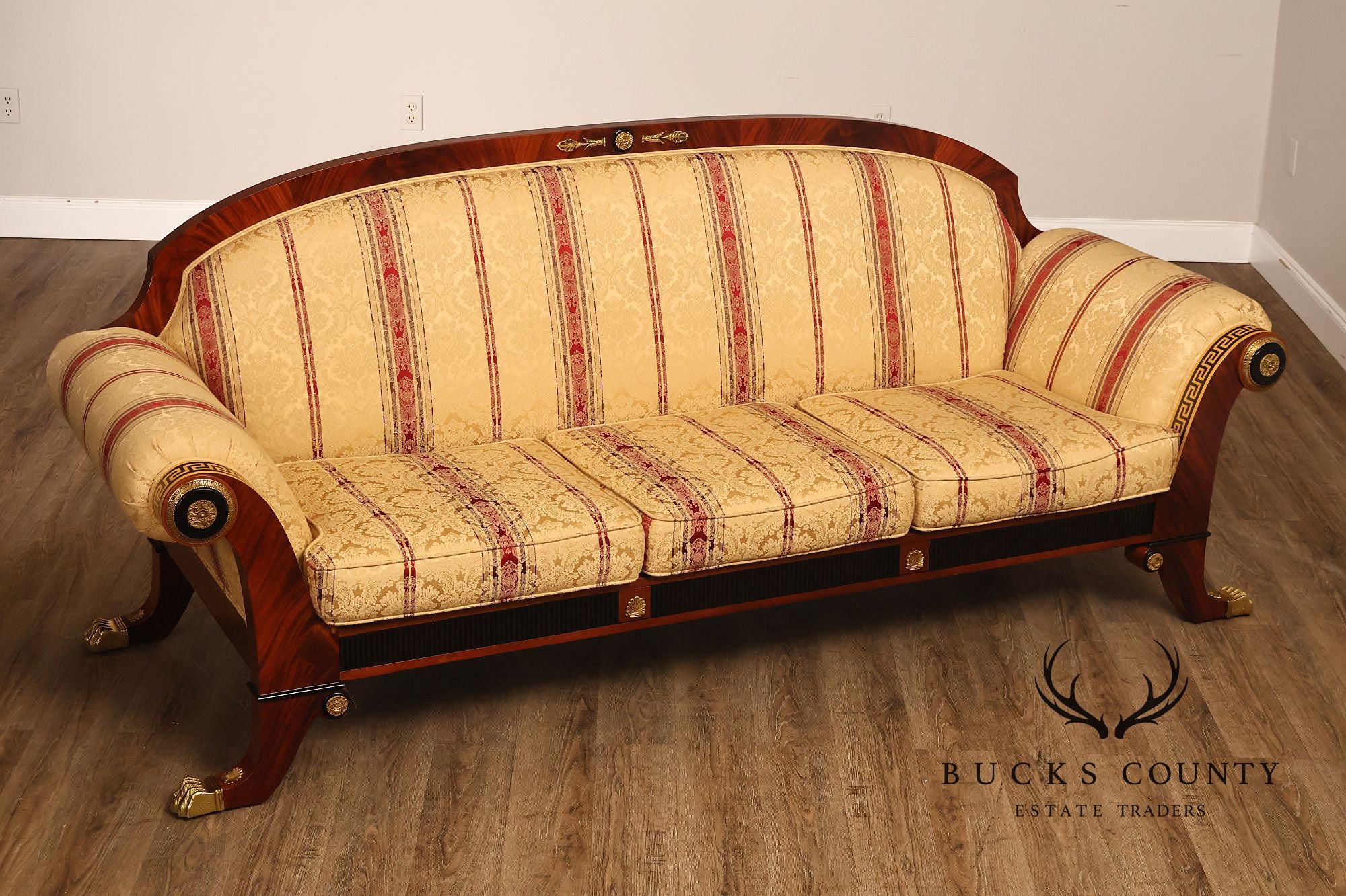 Versace Infinity Gigasso Empire Style Upholstered Sofa