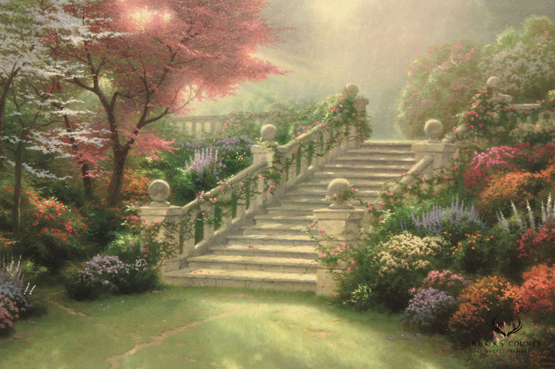 Thomas Kinkade 'Stairway to Paradise' Limited Edition Fine Art Print on Canvas