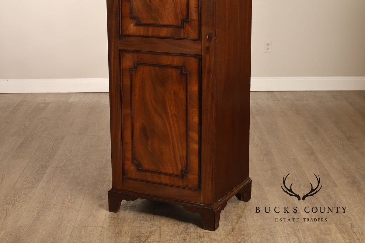 Antique Georgian Style Pair Of Single Door Wardrobe Armoires