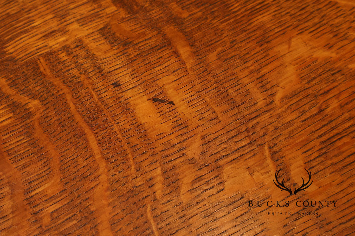 Antique Charles P. Limbert Mission Oak Somno Stand