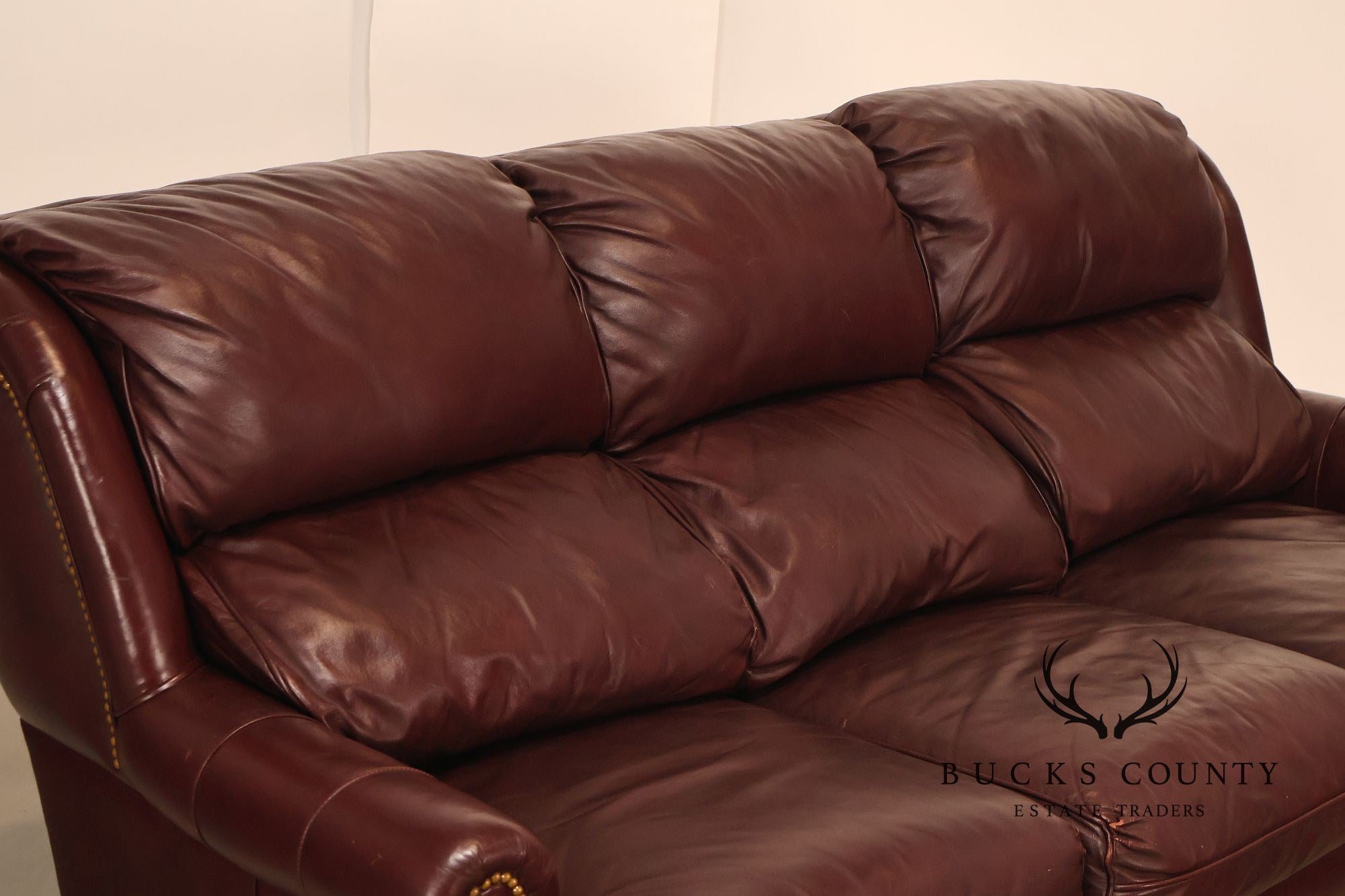 Hancock & Moore Austin High Back Leather Sofa