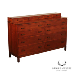 Stickley Metropolitan Collection Cherry Double Dresser and Deck