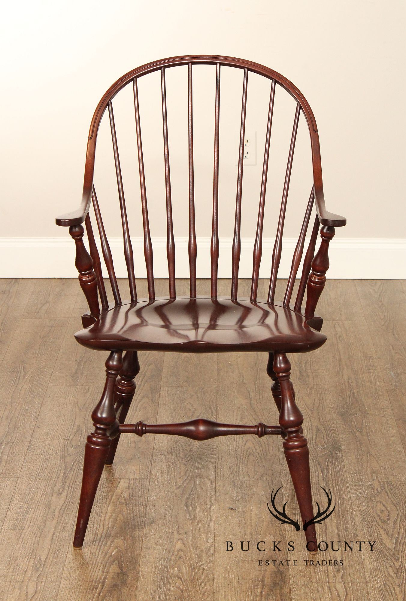 E.R. Buck Solid Maple Windsor Armchair