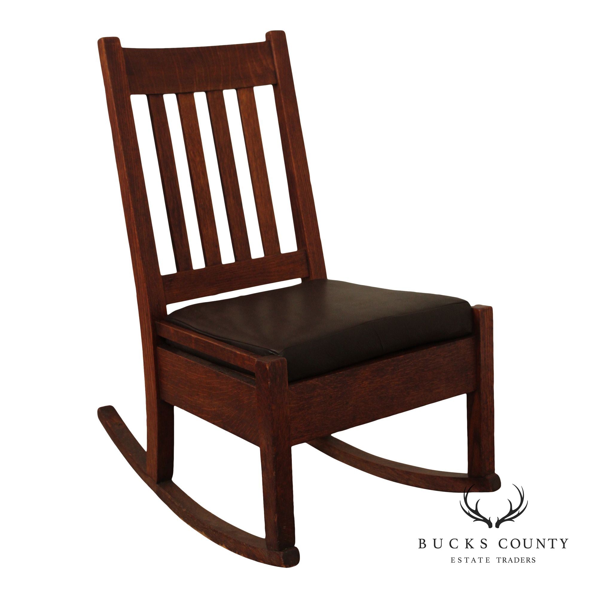 Stickley Brothers Quaint Furniture Antique Mission Oak Rocker