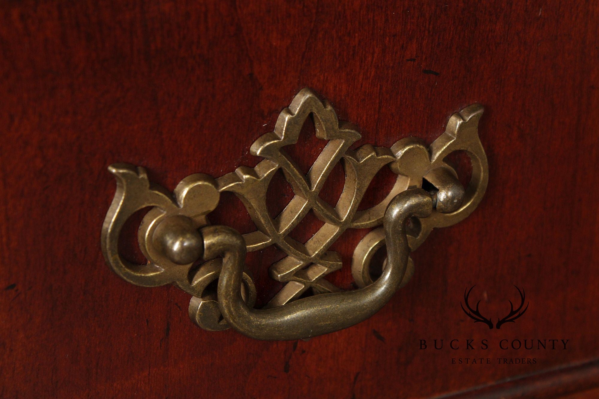Hooker Furniture 'Seven Seas' Georgian Style Carved Mahogany File Cabinet
