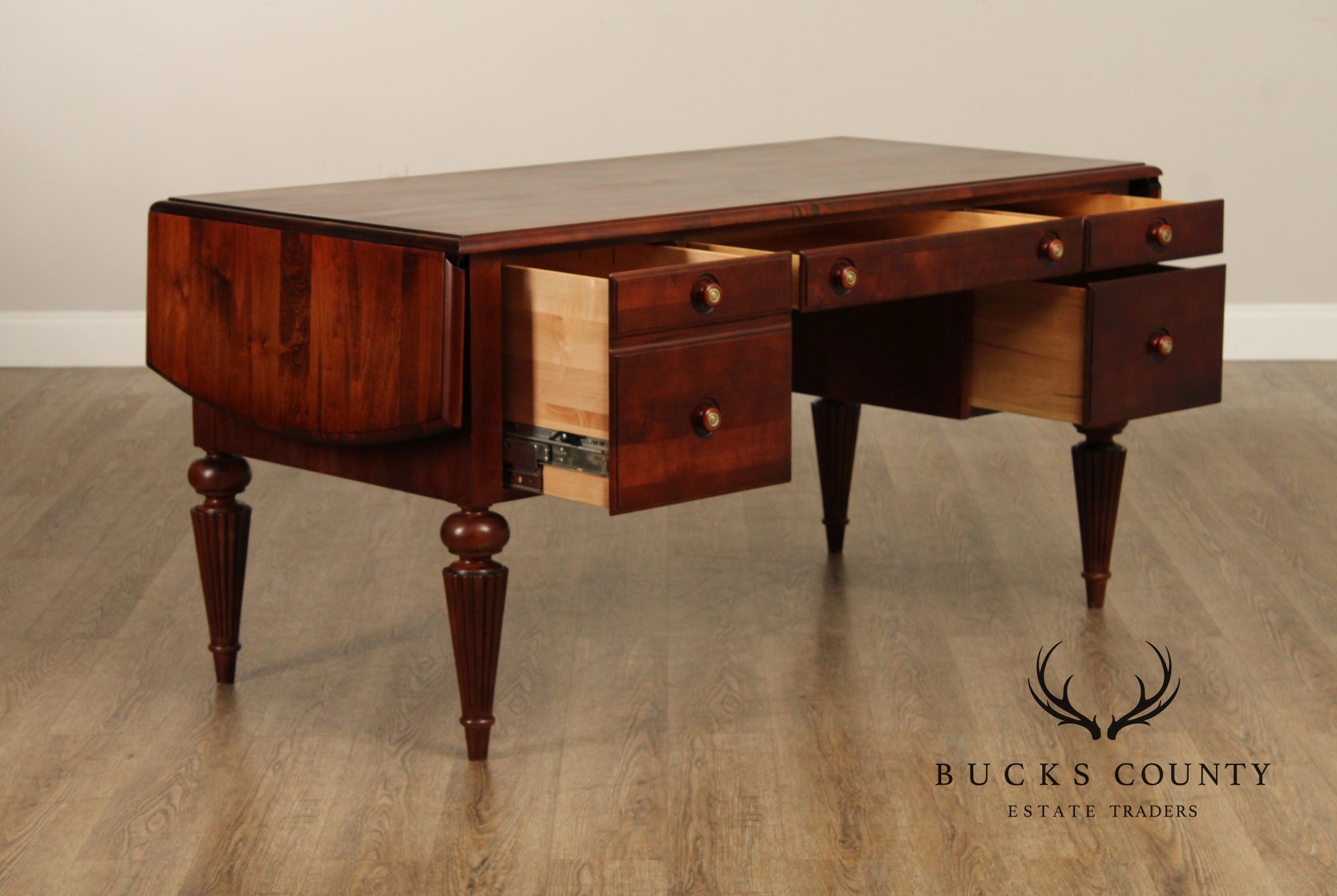 Ethan Allen British Classics Collection 'Marshall' Drop Leaf Writing Desk