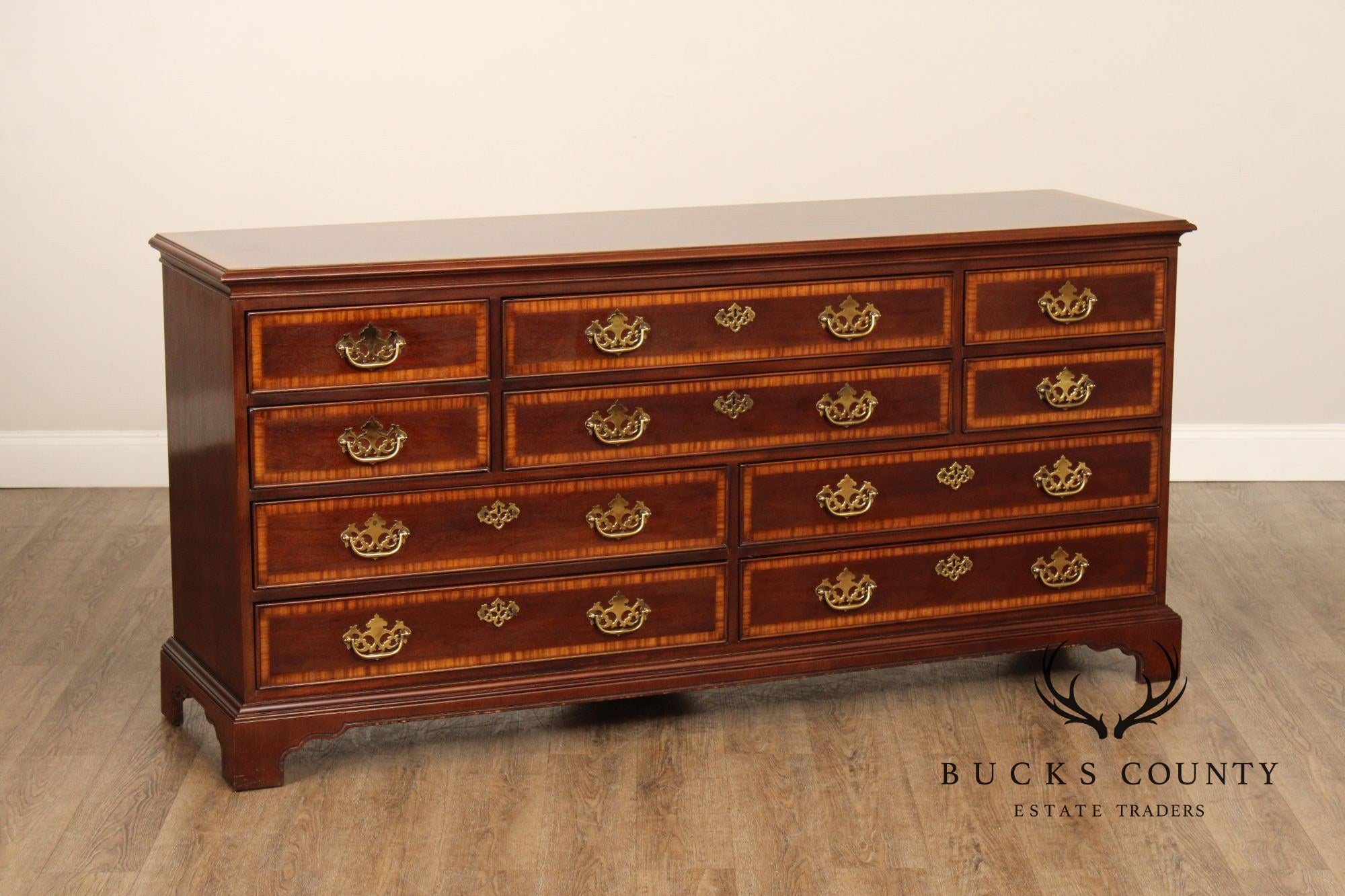 Drexel 18th Century Collection Mahogany Long Dresser