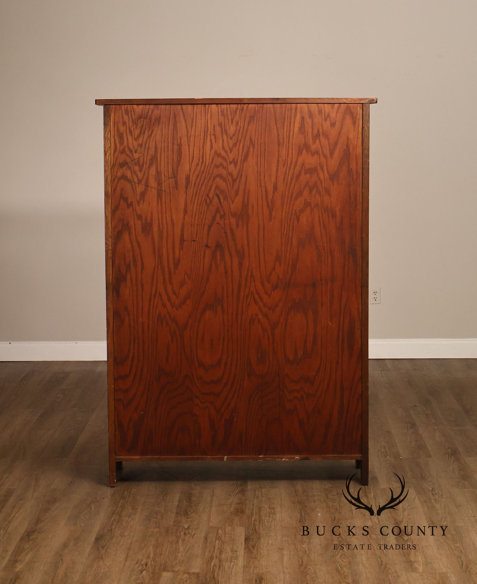 Antique L. & J.G. Stickley Mission Oak China Cabinet No. 729